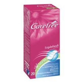 CAREFREE - WKŁADKI HIGIENICZNE AIRFLOW FRESH 20 SZT.
