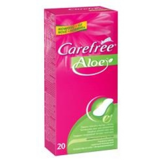 CAREFREE - WKŁADKI HIGIENICZNE ALOE 34 SZT.