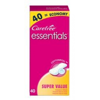 CAREFREE - WKŁADKI HIGIENICZNE ESSENTIALS 40 SZT.