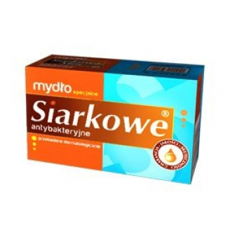 BARWA SIARKOWA MOC - ANTYBAKTERYJNE, PRZECIWTRĄDZIKOWE MYDŁO SIARKOWE 100 G