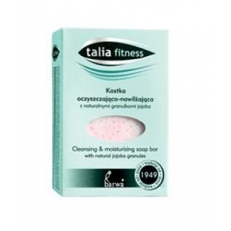BARWA TALIA FITNESS - KOSTKA OCZYSZCZAJĄCO-NAWILŻAJĄCA Z GRANULKAMI JOJBA 85 G