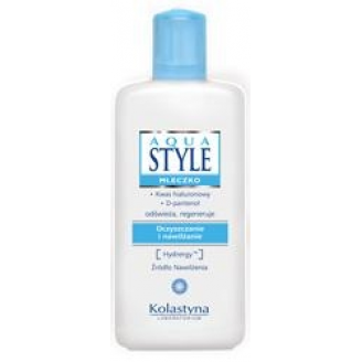 KOLASTYNA AQUA STYLE - MLECZKO OCZYSZCZAJĄCE I NAWILŻAJĄCE 200 ML