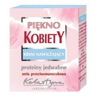 KOLASTYNA PIĘKNO KOBIETY - KREM NAWILŻAJĄCY PROTEINY JEDWABIU I WITAMINY 50 ML