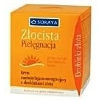 SORAYA ZŁOCISTA PIELĘGNACJA KREM ROZŚWIETLAJĄCO- ENERGIZUJĄCY Z DROBINKAMI ZŁOTA