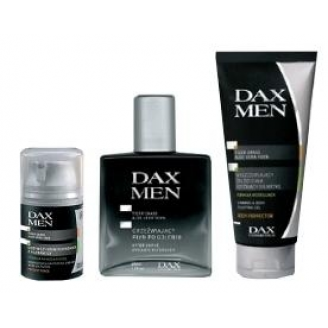 DAX MEN ZESTAW KREM DO TWARZY+ PŁYN PO GOLENIU + ŻEL DO CIAŁA WYSZCZUPLAJĄCY