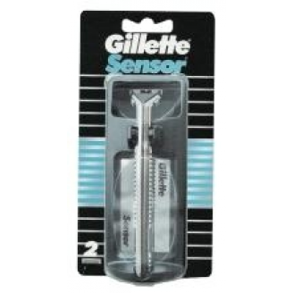GILLETTE - GOLARKA MĘSKA SENSOR + 2 WKŁADY