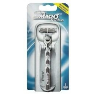 GILLETTE - GOLARKA MĘSKA MACH 3 TURBO + 2 WKŁADY