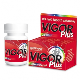 VIGOR PLUS 25 TABLETEK POWLEKANYCH