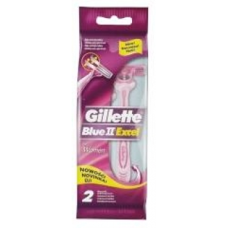 GILLETTE WOMEN - MASZYNKA JEDNOCZĘŚCIOWA DLA KOBIET BLUE II EXCEL (2 SZTUKI)