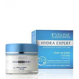 Eveline Hydra Expert Krem na dzień i na noc po 25 roku życia
