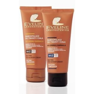 EVELINE SUN CARE - SAMOOPALACZ DO TWARZY I CIAŁA DLA CIEMNEJ KARNACJI