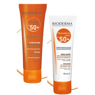 BIODERMA PHOTODERM MAX CREME TEINTEE SPF 50+/UVA 38, 40 ML + GRATIS PHOTODERM BRONZ  SPF 50+/UVA 35 40 ML