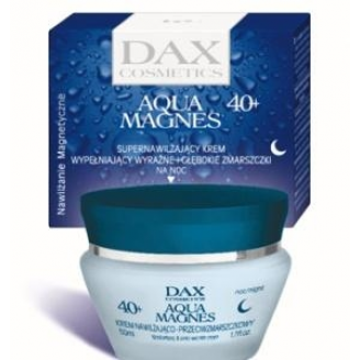 DAX COSMETICS AQUA MAGNES 40+ KREM NA NOC REDUKUJĄCY ZMARSZCZKI
