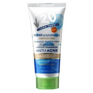 UNDER TWENTY ANTI! ACNE MAKE-UP - PUDER ANTYBAKTERYJNY - CAPPUCINO