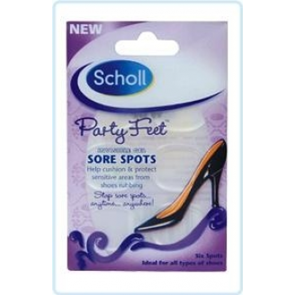 SCHOLL PARTY FEET KRĄŻKI OCHRONNE 6 SZT.