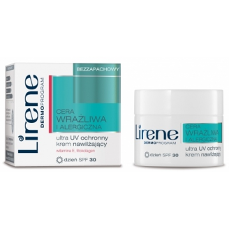 LIRENE CERA WRAŻLIWA I ALERGICZNA - KREM NAWILŻAJĄCY NA DZIEŃ ULTRA UV OCHRONNY SPF 30+