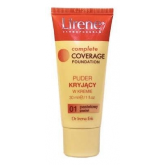 LIRENE COMPLETE COVERAGE - PUDER KRYJĄCY W KREMIE PASTELOWY 01