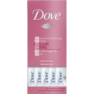 DOVE COLOR CARE MASKA DO WŁ. PRZYCIEMNIANYCH KURACJA PRZYWRACAJĄCA BLASK 5x15 ML