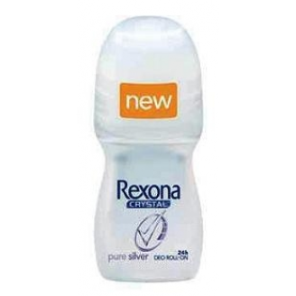 REXONA CRYSTAL PURE SILVER ROLL-ON