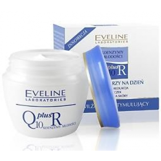 EVELINE Q10+R KREM NA DZIEŃ NAWILŻAJĄCO-STYMULUJĄCY CERA NORMALNA/WRAŻLIWA 50 ML