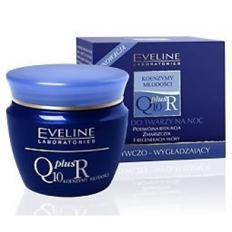 EVELINE Q10+R KREM NA NOC ODŻYWCZO - WYGŁADZAJĄCY CERA NORMALNA/WRAŻLIWA 50 ML