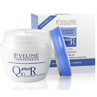 EVELINE Q10+R PÓŁTŁUSTY KREM OCHRONNY DO CERY NORMALNEJ I WRAŻLIWEJ 50 ML