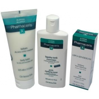 PHARMACERIS A (poprzednia seria) ZESTAW: KREM LIPIDOWY + TONIK + BALSAM DO CIAŁA