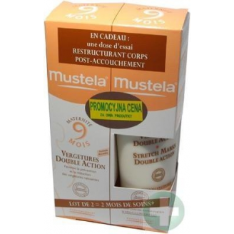 MUSTELA 9 M-CY KREM PRZECIW ROZSTĘPOM 2 OPAKOWANIA! + REGENERACYJNY ŻEL DO CIAŁA
