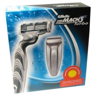 GILLETTE MACH 3 TURBO ZESTAW - GOLARKA + ETUI GRATIS!