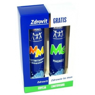 ZDROVIT MM MULTIWITAMINA Z MINERAŁAMI  20 TABLETEK + ZDROVIT MAGNEZ GRATIS