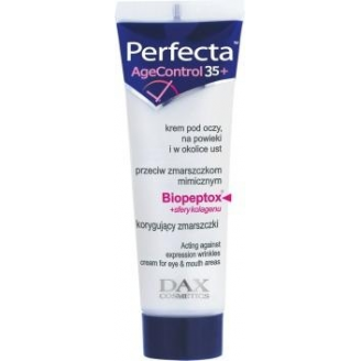 Dax Cosmetics Perfecta Age Control 35+ Biopeptox Krem pod oczy na powieki i w okolice ust