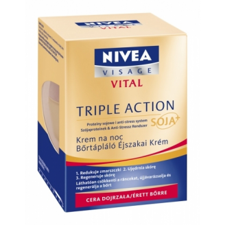 NIVEA VISAGE VITAL - KREM NA NOC PRZECIW OZNAKOM STARZENIA SKÓRY