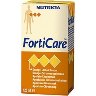 FORTICARE PŁYN ODŻYWCZY POMARAŃCZOWO-CYTRYNOWY 6 SZTUK PO 125 ML