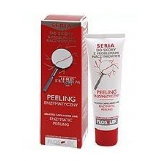 FLOS-LEK SKÓRA NACZYNKOWA - PEELING ENZYMATYCZNY