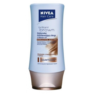 NIVEA HAIR CARE - ODŻYWKA OLŚNIEWAJĄCY BRĄZ Z FILTREM UV