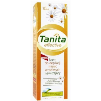 TANITA EFFECTIVE - NAWILŻAJĄCY KREM DO DEPILACJI MIEJSC WRAŻLIWYCH