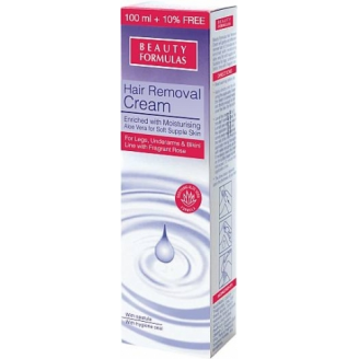 BEAUTY FORMULAS - KREM DO DEPILACJI RÓŻANY Z ALOESEM (CIAŁO, NOGI, RAMIONA)