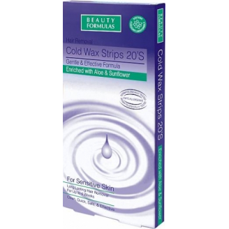 BEAUTY FORMULAS - COOL WAX PLASTRY DO DEPILACJI (CIAŁO, NOGI, RAMIONA)