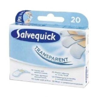 SALVEQUICK PLASTER MIX TRANSPARENT 20 SZT.
