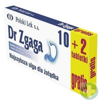 DR ZGAGA TABL. DO SSANIA ŚMIETANKOWO-MIĘTOWE 24 SZT.
