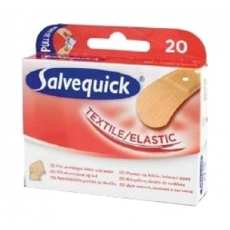 SALVEQUICK PLASTER ŚREDNI TEKSTYLNY 20 SZT.