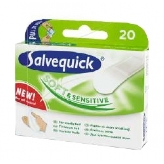 SALVEQUICK PLASTER ŚREDNI HYPOALERGICZNY 20 SZT.