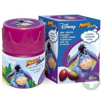 PLUSSSZ ZIZZZ DISNEY TABL. SMAK MANGO 50 SZT.