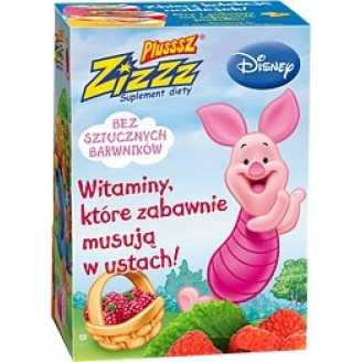 Plusssz Zizzz Disney, Smak malinowy, 50 tabletek musujących
