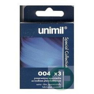 UNIMIL SPECIAL COLLECTION PREZERWATYWY SUPER CIENKIE 3 SZT. (004)