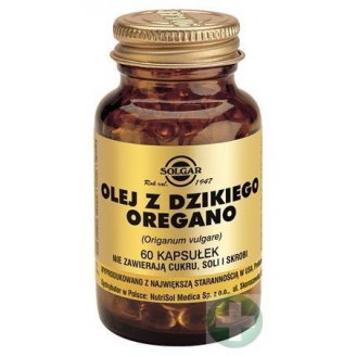 SOLGAR OLEJ Z DZIKIEGO OREGANO 60 KAPSUŁEK