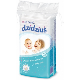 CLEANIC DZIDZIUŚ PŁATKI KOSMETYCZNE DLA NIEMOWLĄT 60 SZTUK