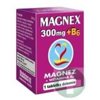 MAGNEX 300 MG + WITAMINA B6 200 TABL.