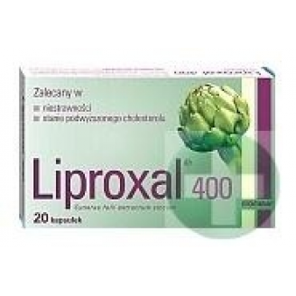 LIPROXAL 400 MG KAPS.TWARDE 20 SZT.