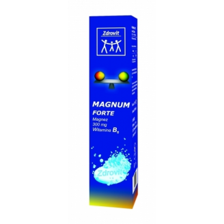 ZDROVIT MAGNUM FORTE 20 TABLETEK MUSUJĄCYCH
